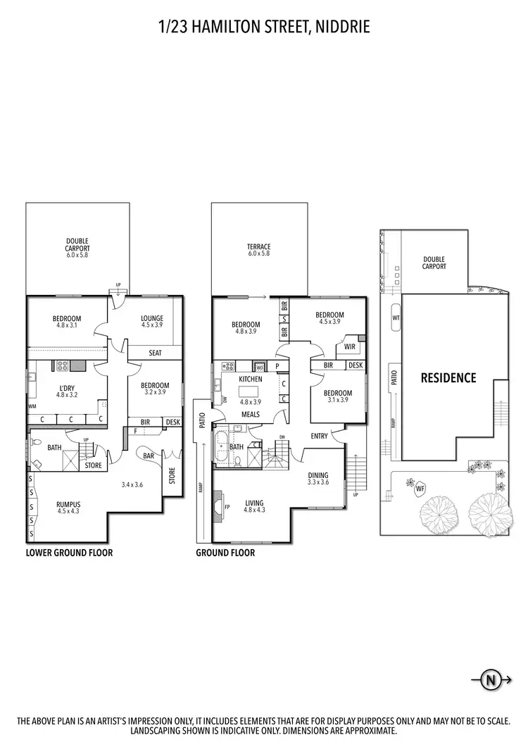 Floorplan of Homely house listing, 1/23 Hamilton Street, Niddrie VIC 3042