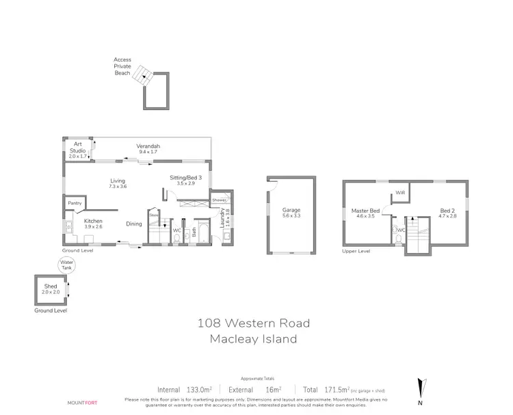 Floorplan of Homely house listing, 108 Western Road, Macleay Island QLD 4184