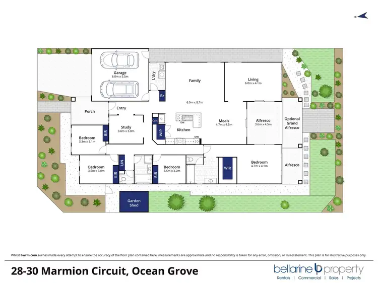 Floorplan of Homely house listing, 28-30 Marmion Circuit, Ocean Grove VIC 3226