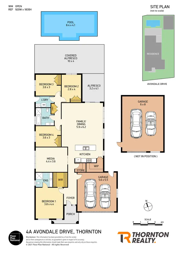 Floorplan of Homely house listing, 4a Avondale Drive, Thornton NSW 2322