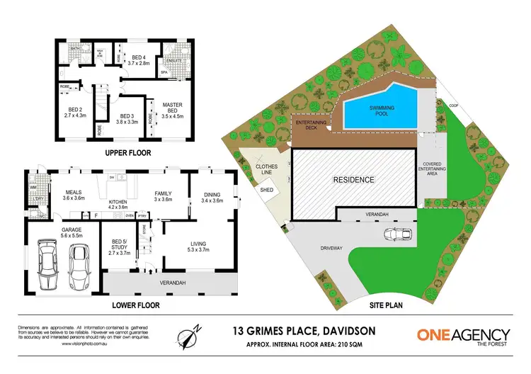 Floorplan of Homely house listing, 13 Grimes Place, Davidson NSW 2085