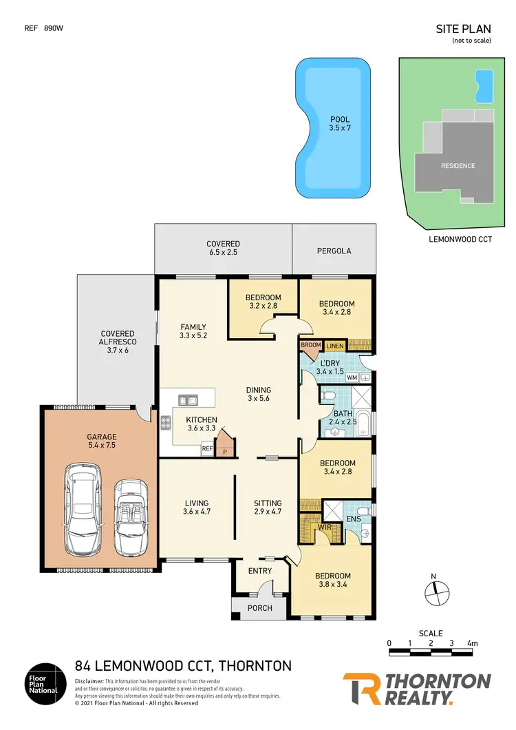Floorplan of Homely house listing, 84 Lemonwood Circuit, Thornton NSW 2322