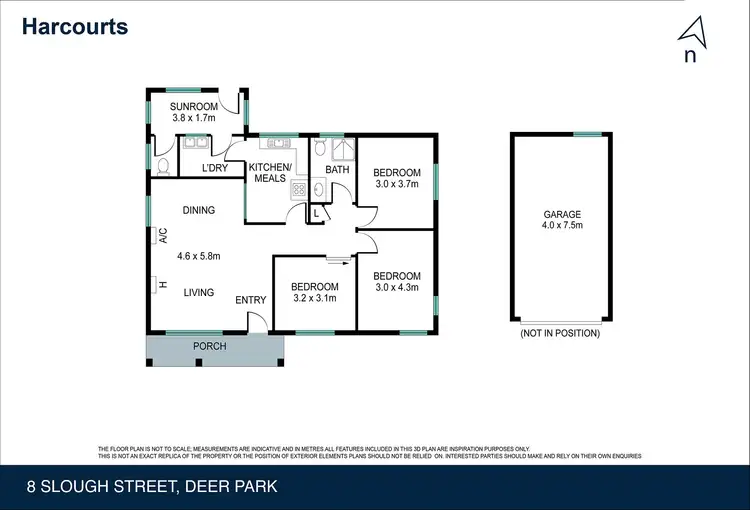Floorplan of Homely house listing, 8 Slough Street, Deer Park VIC 3023