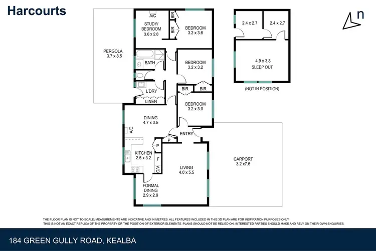 Floorplan of Homely house listing, 184 Green Gully Road, Kealba VIC 3021