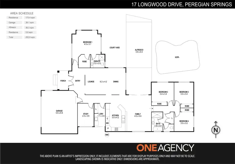 Floorplan of Homely house listing, 17 Longwood Drive, Peregian Springs QLD 4573