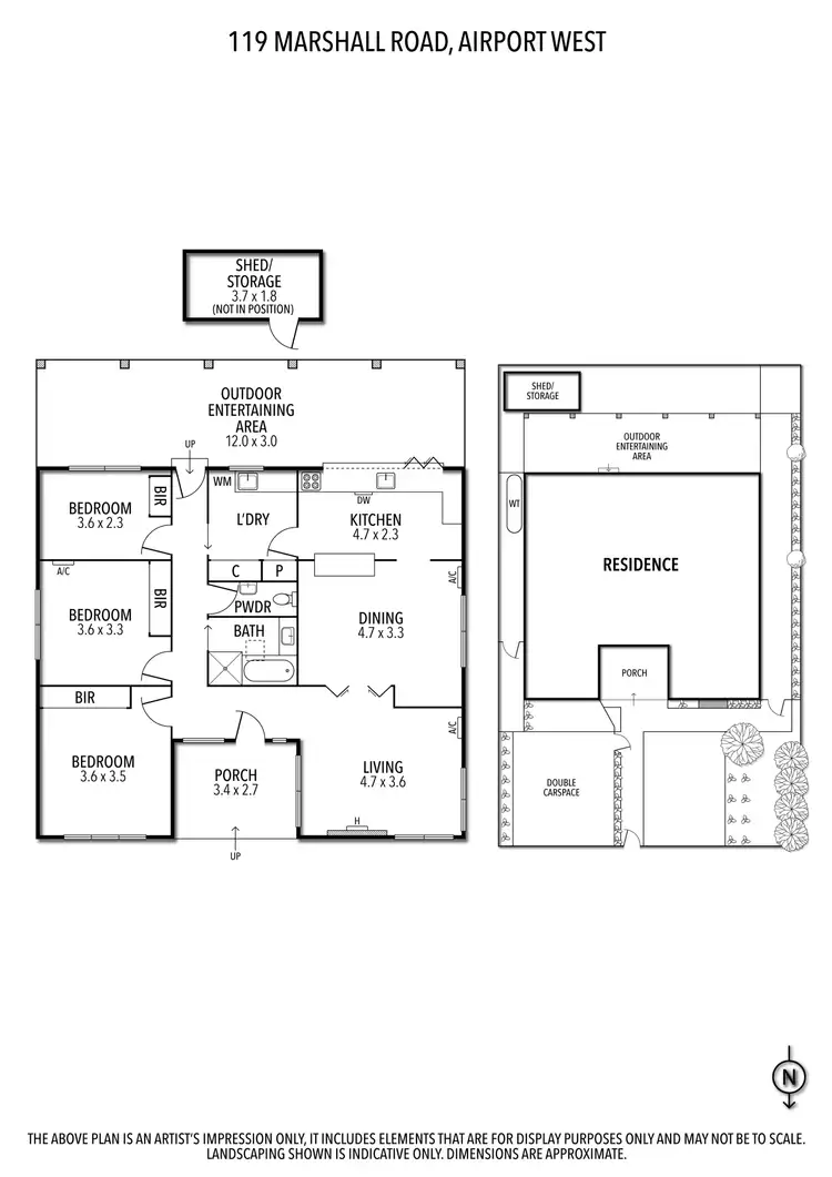 Floorplan of Homely house listing, 119 Marshall Road, Airport West VIC 3042