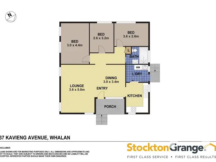 Floorplan of Homely house listing, 37 Kavieng Ave, Whalan NSW 2770