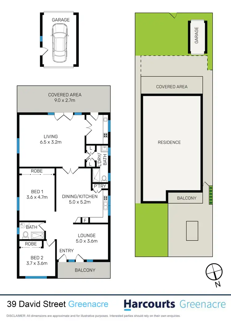 Floorplan of Homely house listing, 39 David Street, Greenacre NSW 2190