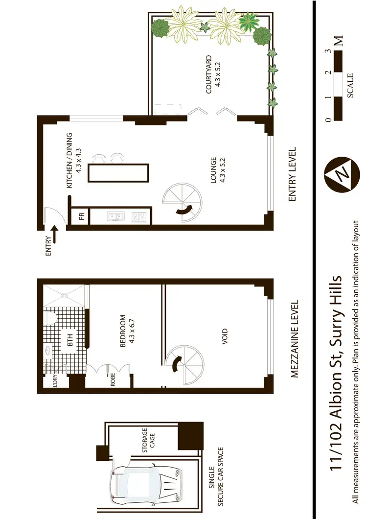 Floorplan of Homely apartment listing, 11/102 Albion Street, Surry Hills NSW 2010