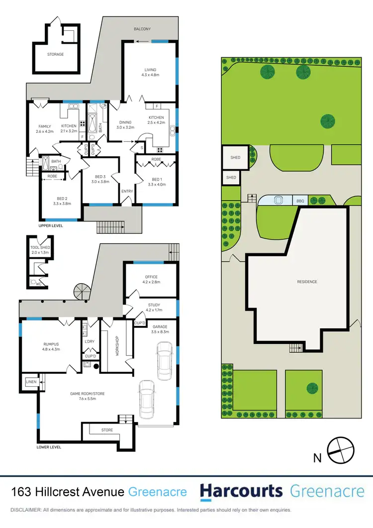 Floorplan of Homely house listing, 163 Hillcrest Avenue, Greenacre NSW 2190