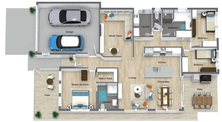 Floorplan of Homely house listing, 25 Carter Close, Smithfield QLD 4878