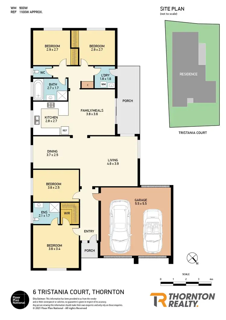 Floorplan of Homely house listing, 6 Tristania Court, Thornton NSW 2322