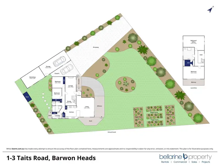 Floorplan of Homely house listing, 1-3 Taits Road, Barwon Heads VIC 3227