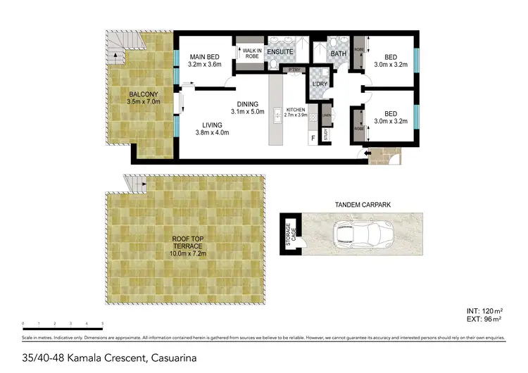 Floorplan of Homely apartment listing, 35/40-48 Kamala Crescent, Casuarina NSW 2487