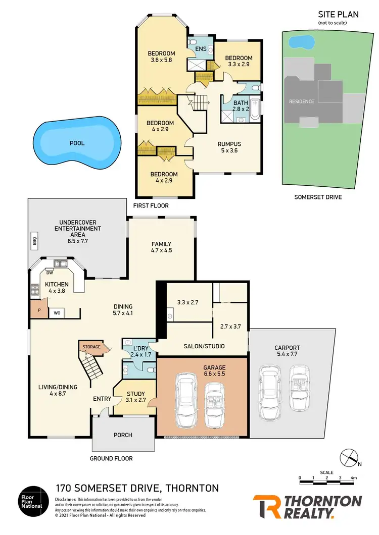 Floorplan of Homely house listing, 170 Somerset Drive, Thornton NSW 2322