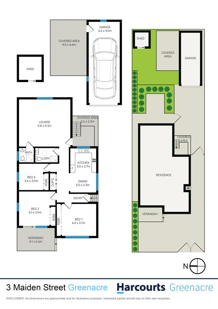 Floorplan of Homely house listing, 3 Maiden Street, Greenacre NSW 2190