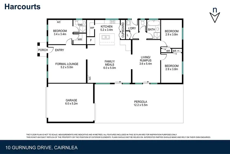Floorplan of Homely house listing, 10 Gurnung Drive, Cairnlea VIC 3023