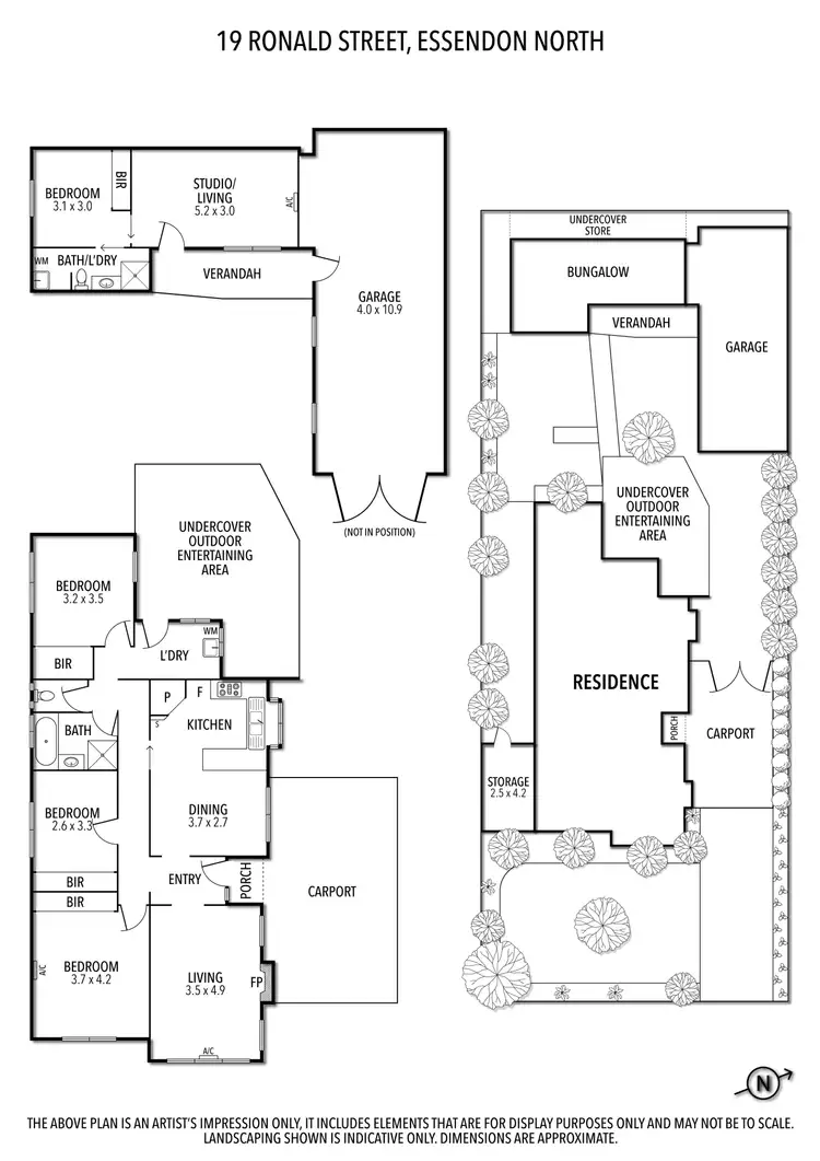 Floorplan of Homely house listing, 19 Ronald Street, Essendon North VIC 3041