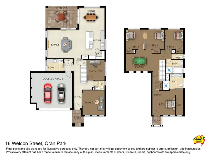 Floorplan of Homely house listing, 18 Weldon Street, Oran Park NSW 2570