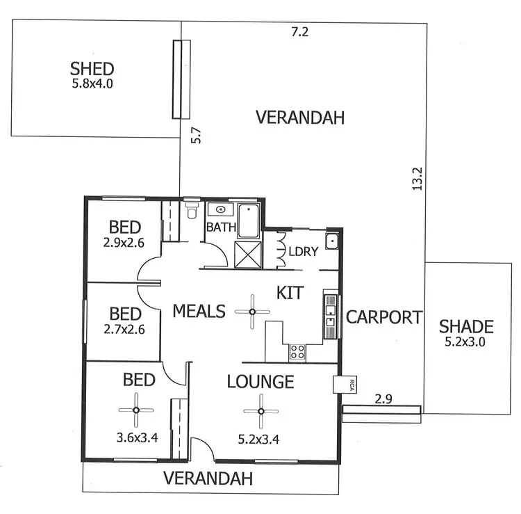 Floorplan of Homely house listing, 12 Silverbirch Drive, Murray Bridge SA 5253
