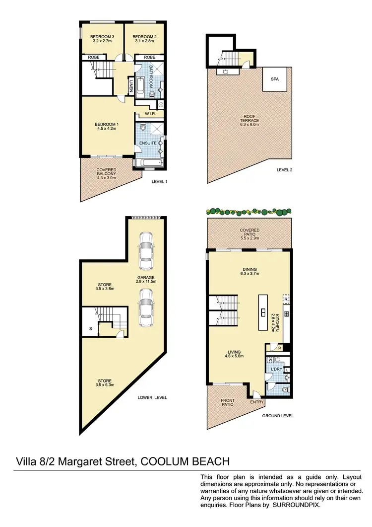 Floorplan of Homely villa listing, Villa 8/2 Margaret Street, Coolum Beach QLD 4573