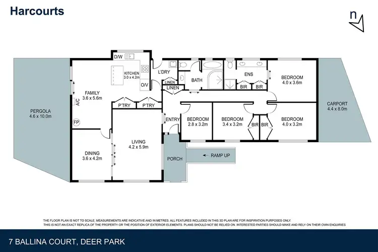 Floorplan of Homely house listing, 7 Ballina Court, Deer Park VIC 3023