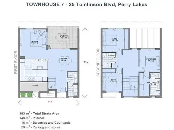 Floorplan of Homely house listing, 7/25 Tomlinson Boulevard, Floreat WA 6014