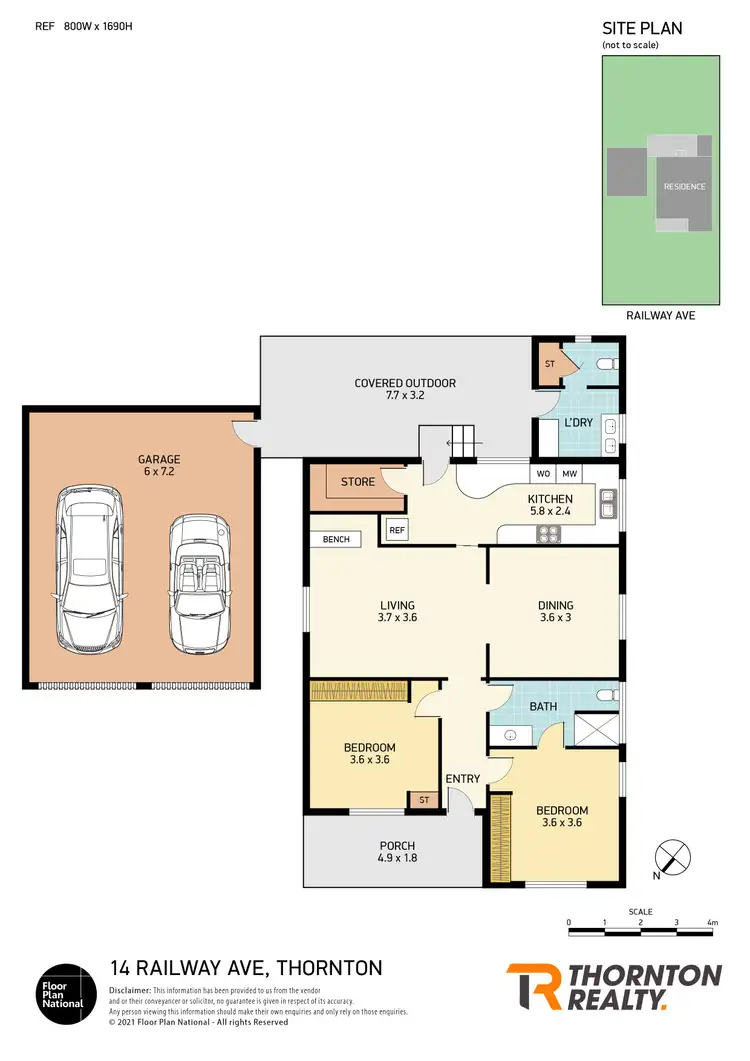 Floorplan of Homely house listing, 14 Railway Avenue, Thornton NSW 2322