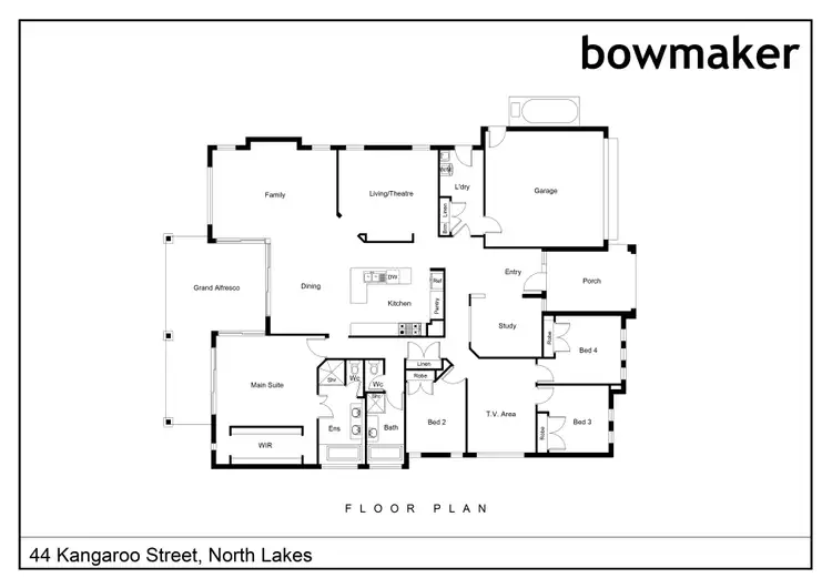 Floorplan of Homely house listing, 44 Kangaroo Street, North Lakes QLD 4509