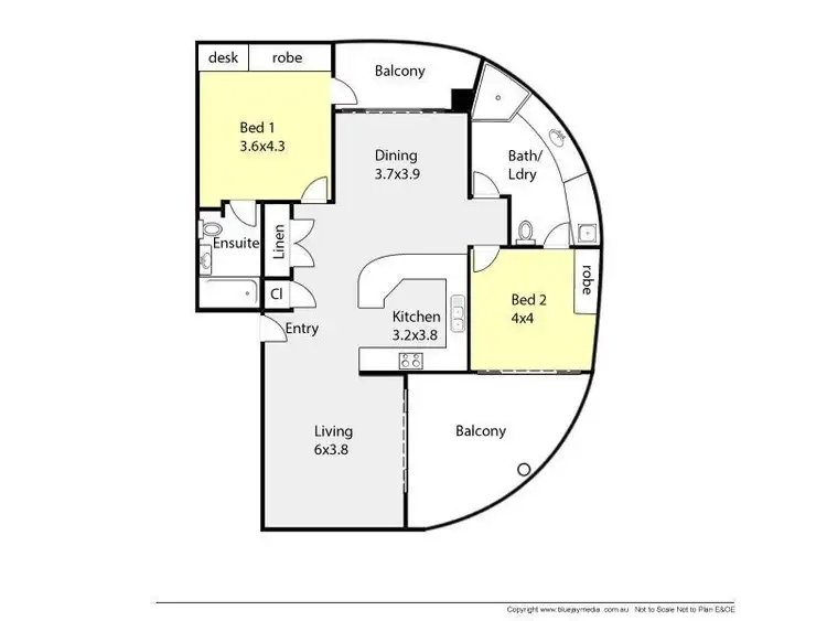 Floorplan of Homely apartment listing, 7/27 Piccadilly Circle, Joondalup WA 6027