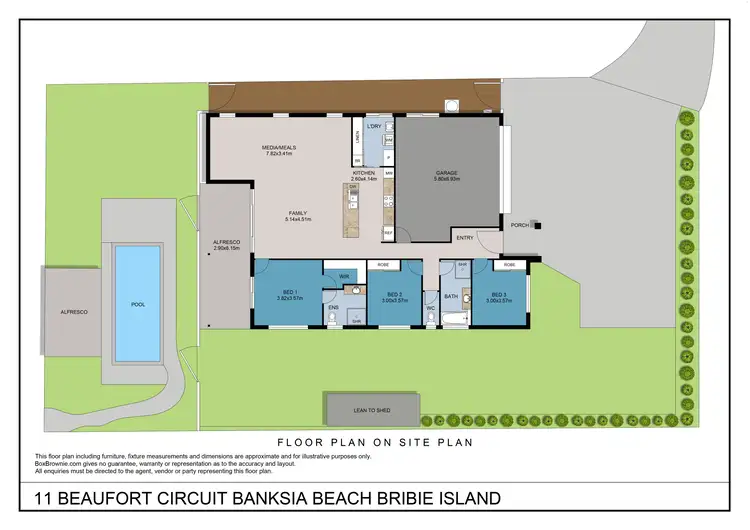Floorplan of Homely house listing, 11 Beaufort Circuit, Banksia Beach QLD 4507