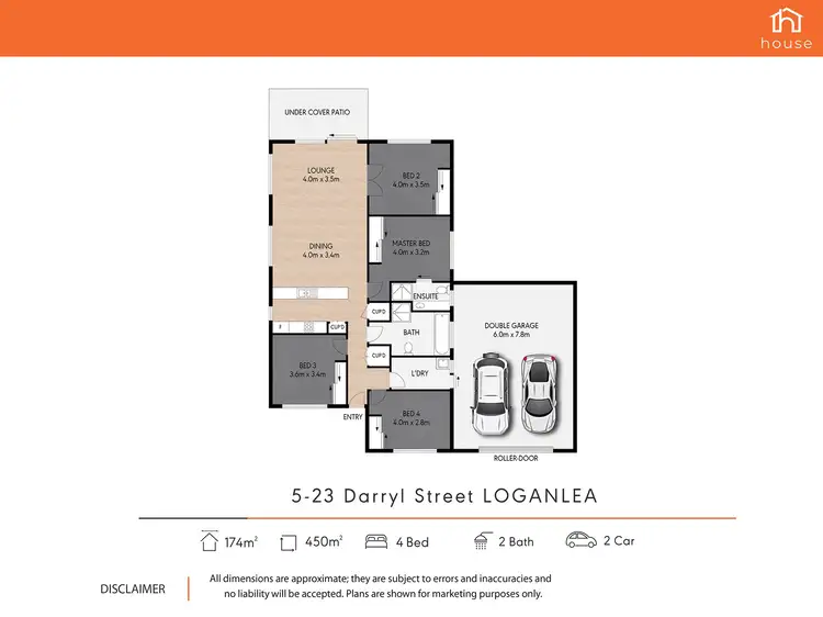 Floorplan of Homely townhouse listing, 5/23 Darryl Street, Loganlea QLD 4131