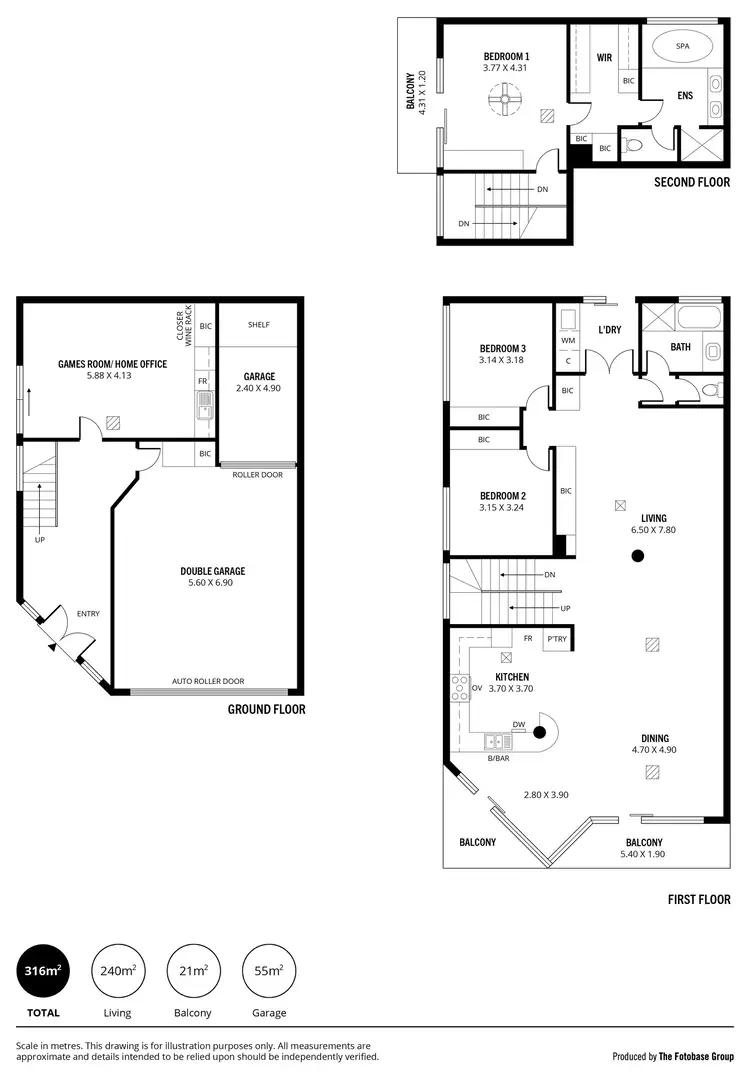 Floorplan of Homely house listing, 13 Fulton Crescent, Glen Osmond SA 5064