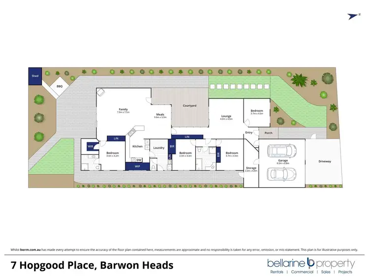 Floorplan of Homely house listing, 7 Hopgood Place, Barwon Heads VIC 3227