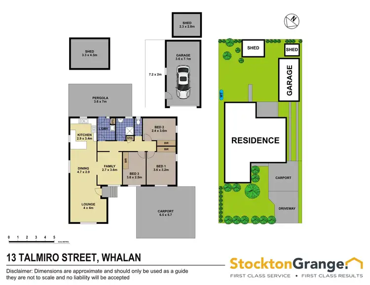 Floorplan of Homely house listing, 13 Talmiro Street, Whalan NSW 2770