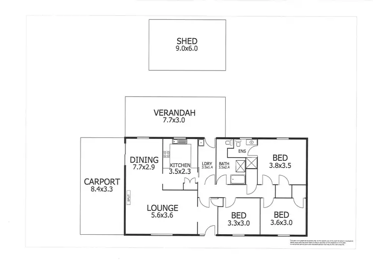 Floorplan of Homely house listing, 28 Washington Terrace, Murray Bridge SA 5253