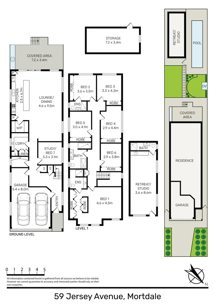 Floorplan of Homely house listing, 59 Jersey Avenue, Mortdale NSW 2223