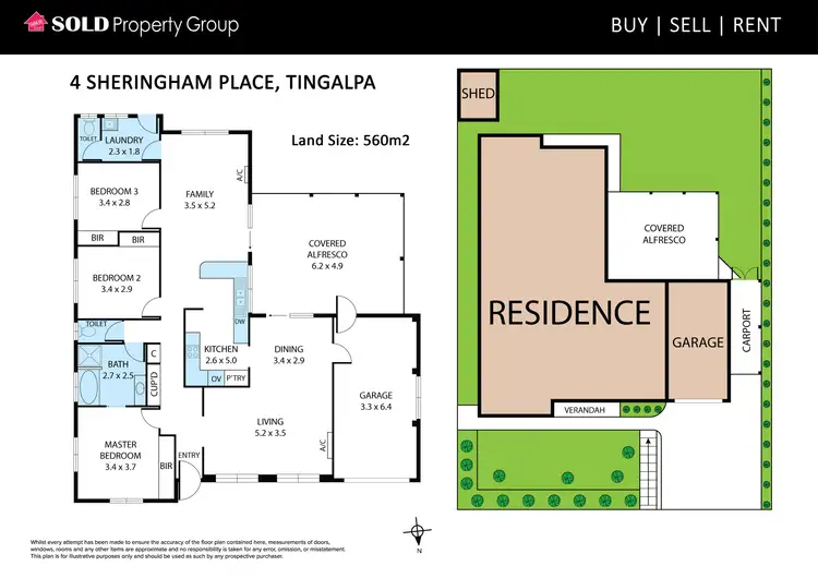 Floorplan of Homely house listing, 4 Sheringham Place, Tingalpa QLD 4173