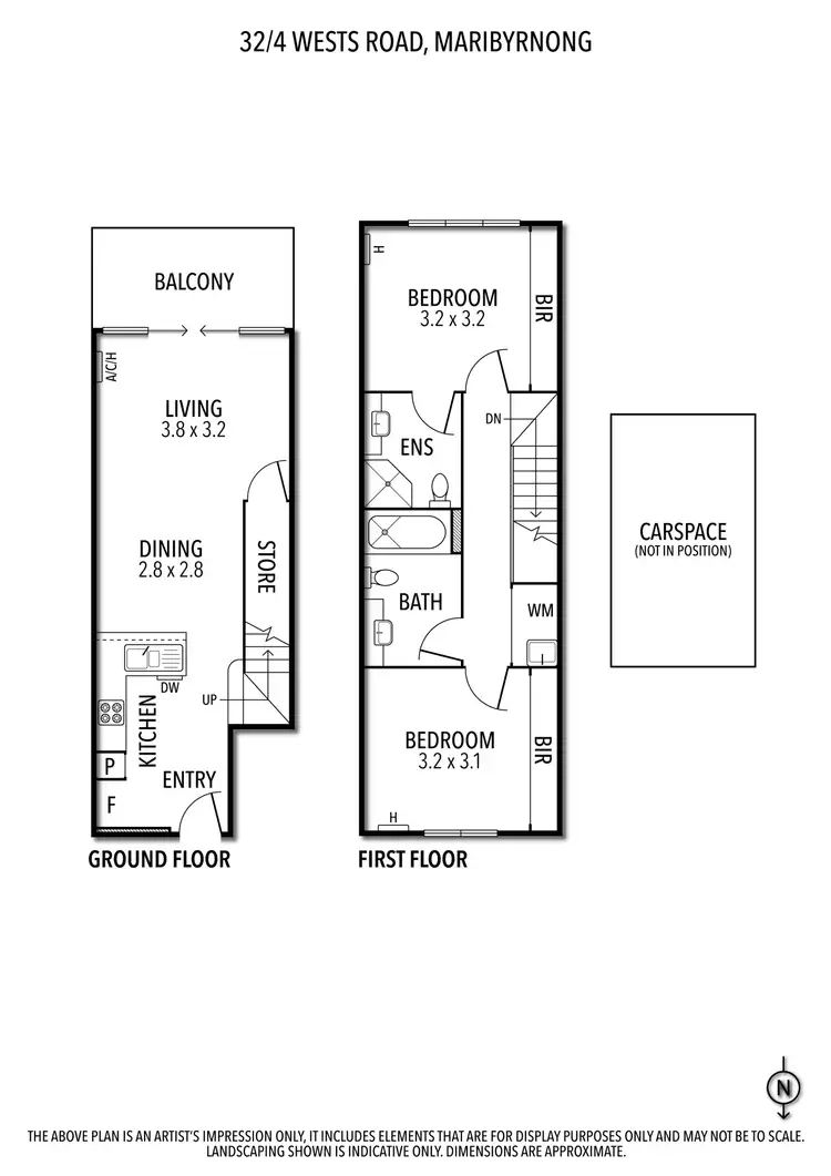 Floorplan of Homely flat listing, 32/4 Wests Road, Maribyrnong VIC 3032