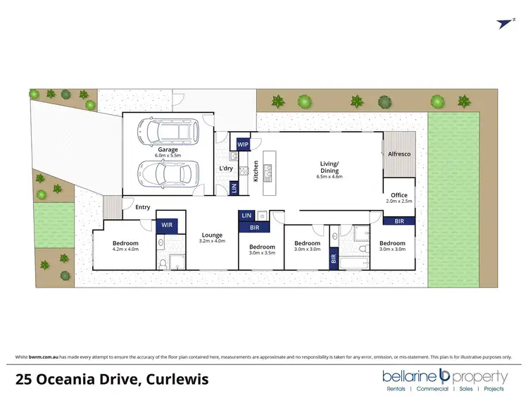 Floorplan of Homely house listing, 25 Oceania Drive, Curlewis VIC 3222
