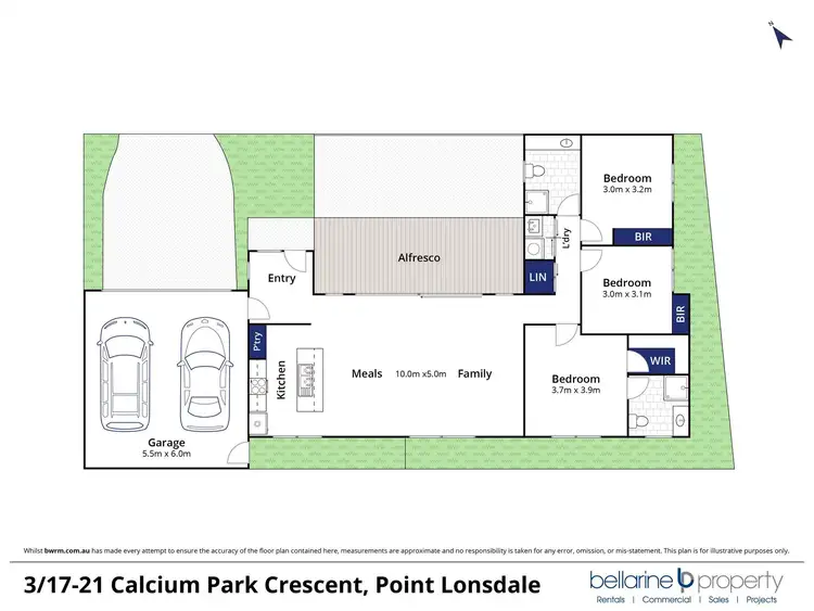 Floorplan of Homely townhouse listing, 4/17-21 Calcium Park Crescent, Point Lonsdale VIC 3225