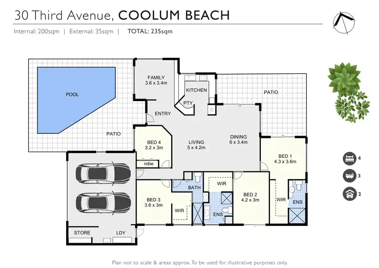 Floorplan of Homely house listing, 30 Third Avenue, Coolum Beach QLD 4573
