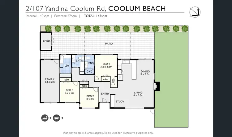 Floorplan of Homely house listing, 2/107 Yandina Coolum Road, Coolum Beach QLD 4573