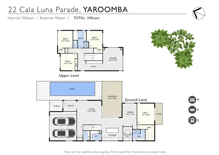 Floorplan of Homely house listing, 22 Cala Luna Parade, Yaroomba QLD 4573