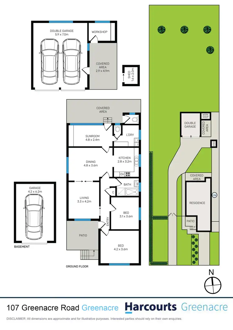 Floorplan of Homely house listing, 107 Greenacre Road, Greenacre NSW 2190
