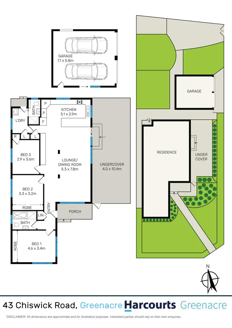 Floorplan of Homely house listing, 43 Chiswick Road, Greenacre NSW 2190