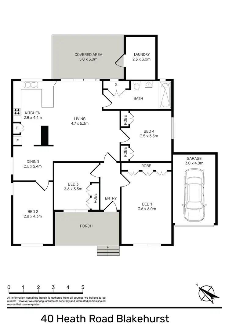 Floorplan of Homely house listing, 40 Heath Road, Blakehurst NSW 2221