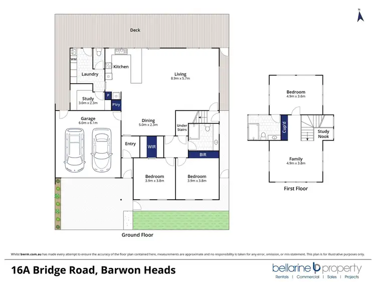 Floorplan of Homely house listing, 16A Bridge Road, Barwon Heads VIC 3227
