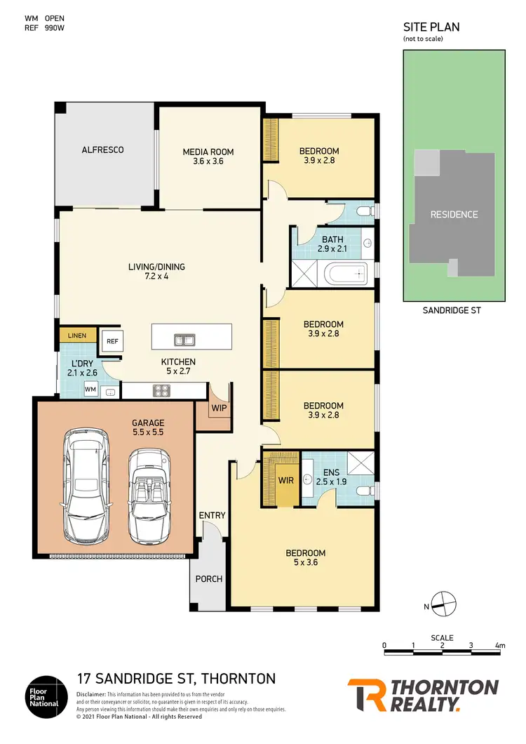 Floorplan of Homely house listing, 17 Sandridge Street, Thornton NSW 2322