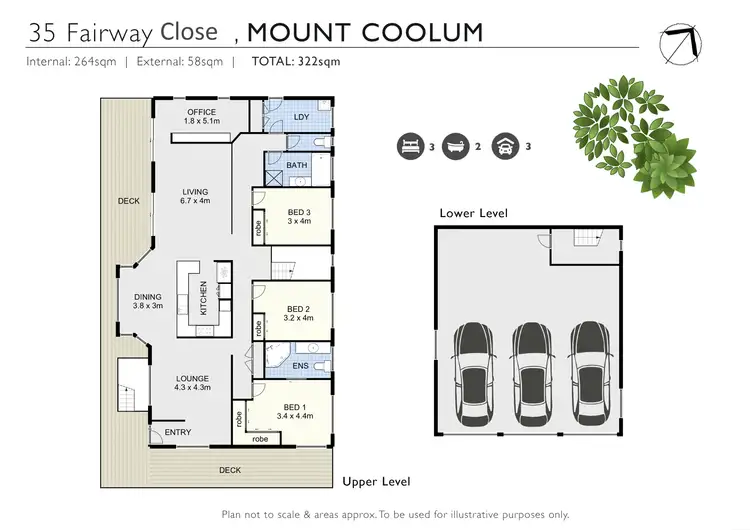 Floorplan of Homely house listing, 35 Fairway Close, Mount Coolum QLD 4573